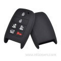 Button silicone car key housing jacket